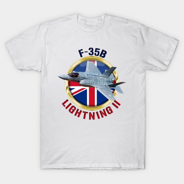 RAF F-35B Lightning II T-Shirt by MilMerchant